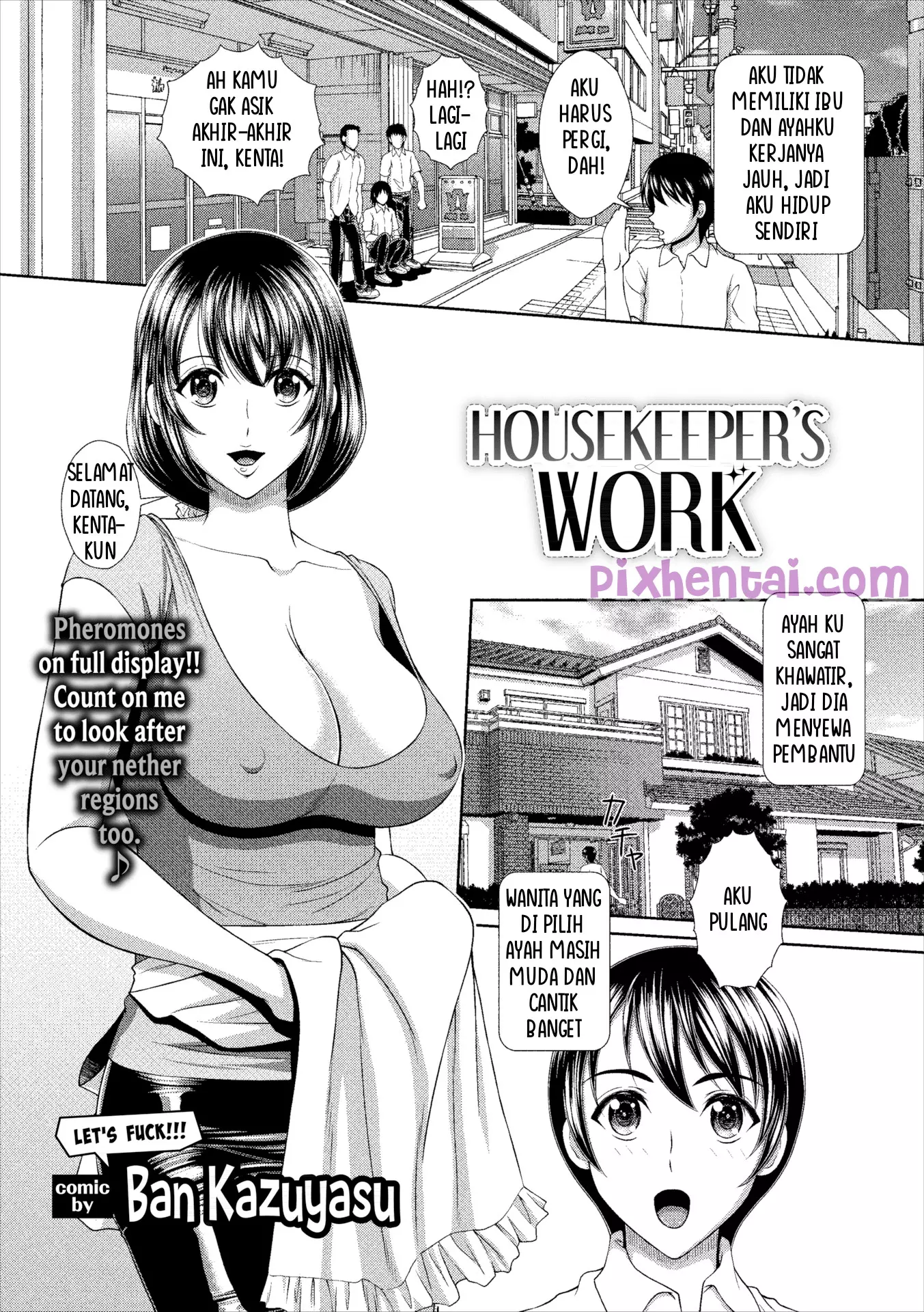 Komik hentai xxx manga sex bokep Housekeepers Work Ayah Pintar cari Pembantu Cantik 1